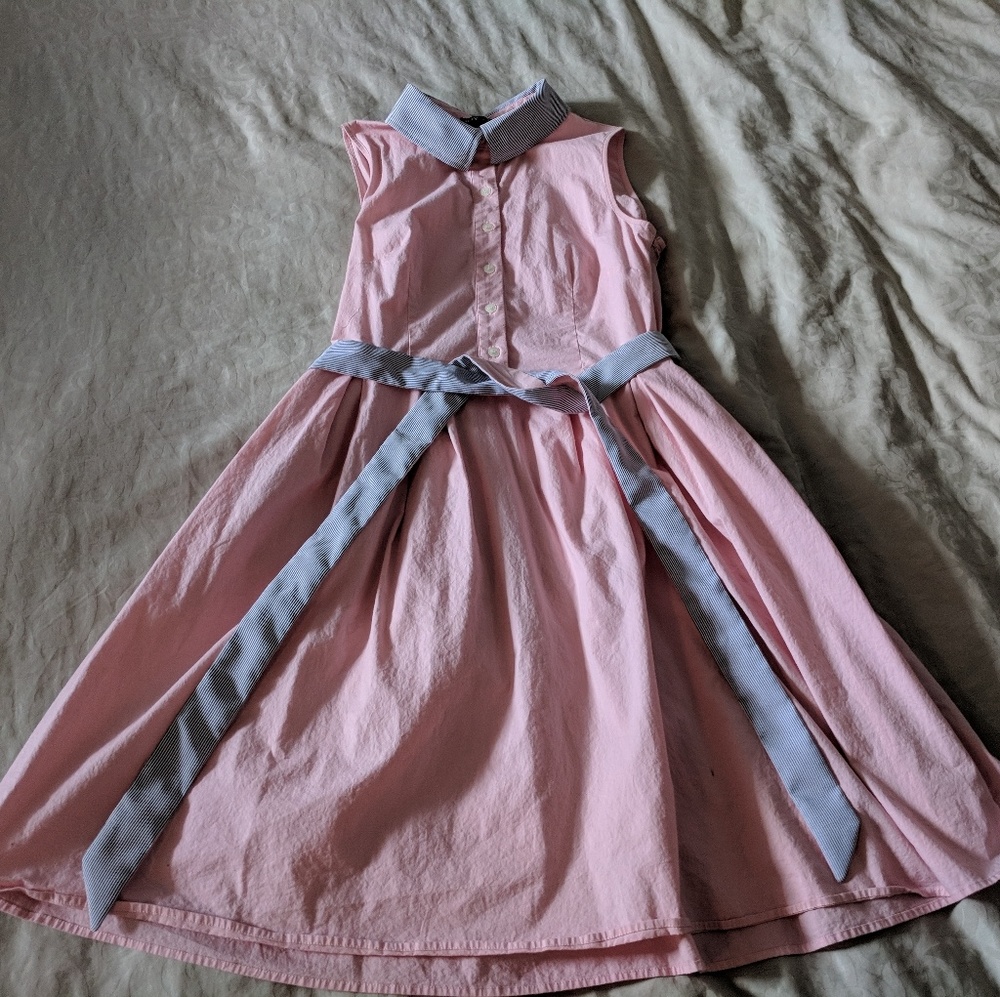 Pink collared Summer dress